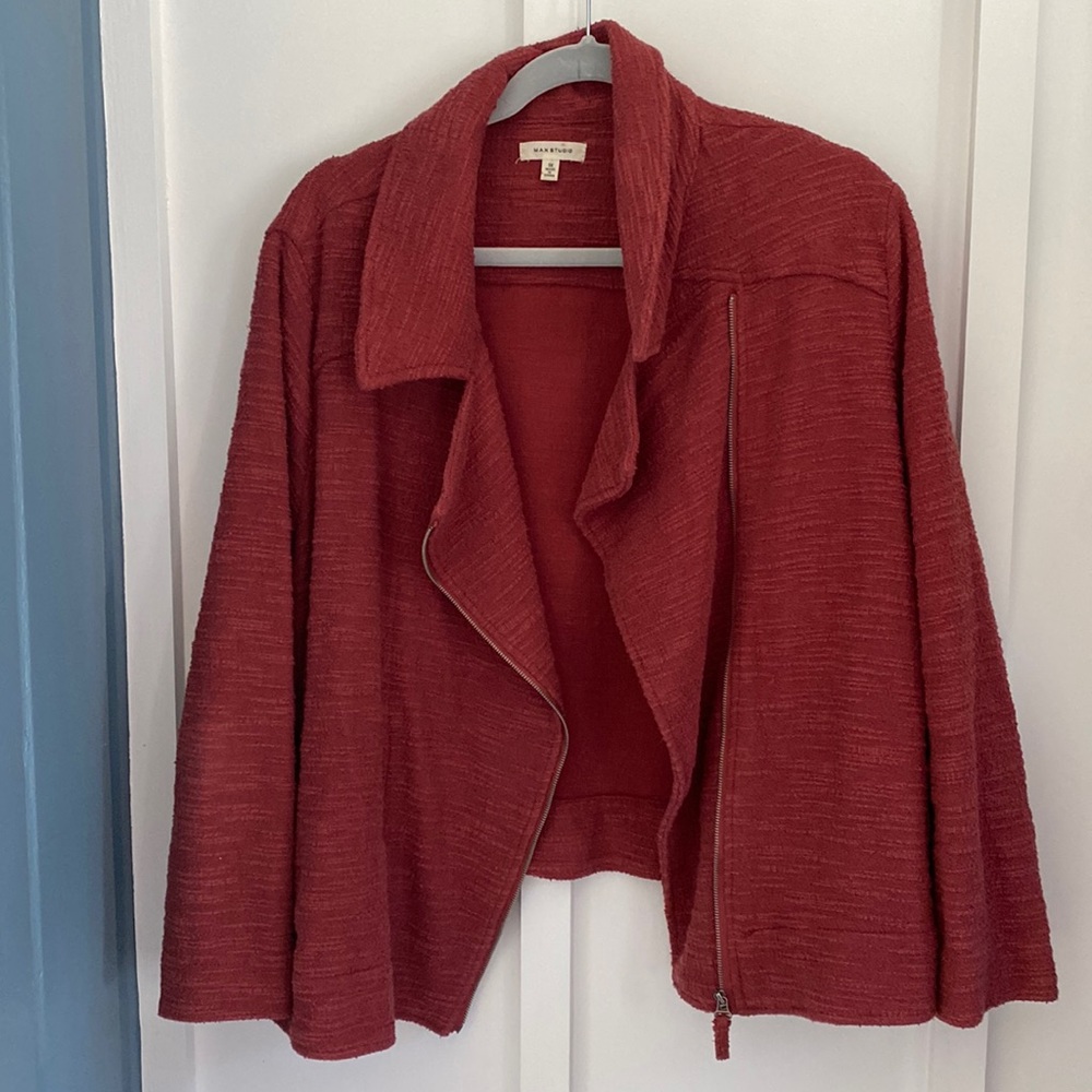 Max Studio Jacket/Blazer Moto Style Jacket
